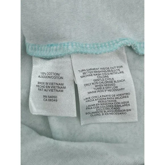 Jones New York Signature Women's Short Sleeve Green Shirt Top Size Large - Picture 6 of 9